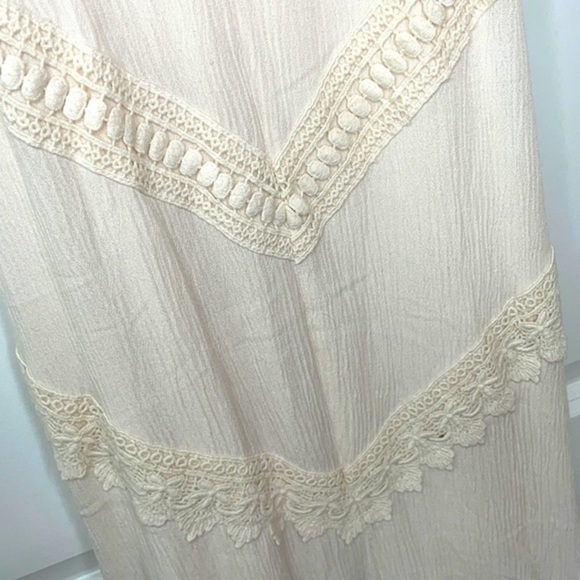 MOSSIMO SUPPLY CO. | Women’s Cream Colored Casual Tie Back Dress Size XS - Picture 5 of 8